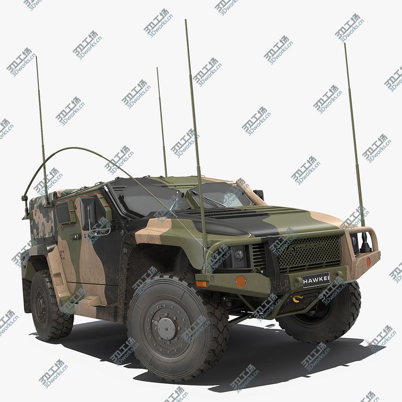 images/goods_img/20210313/3D Hawkei PMV 4x4 High Mobility Protected Vehicle Rigged 3D Model model/1.jpg